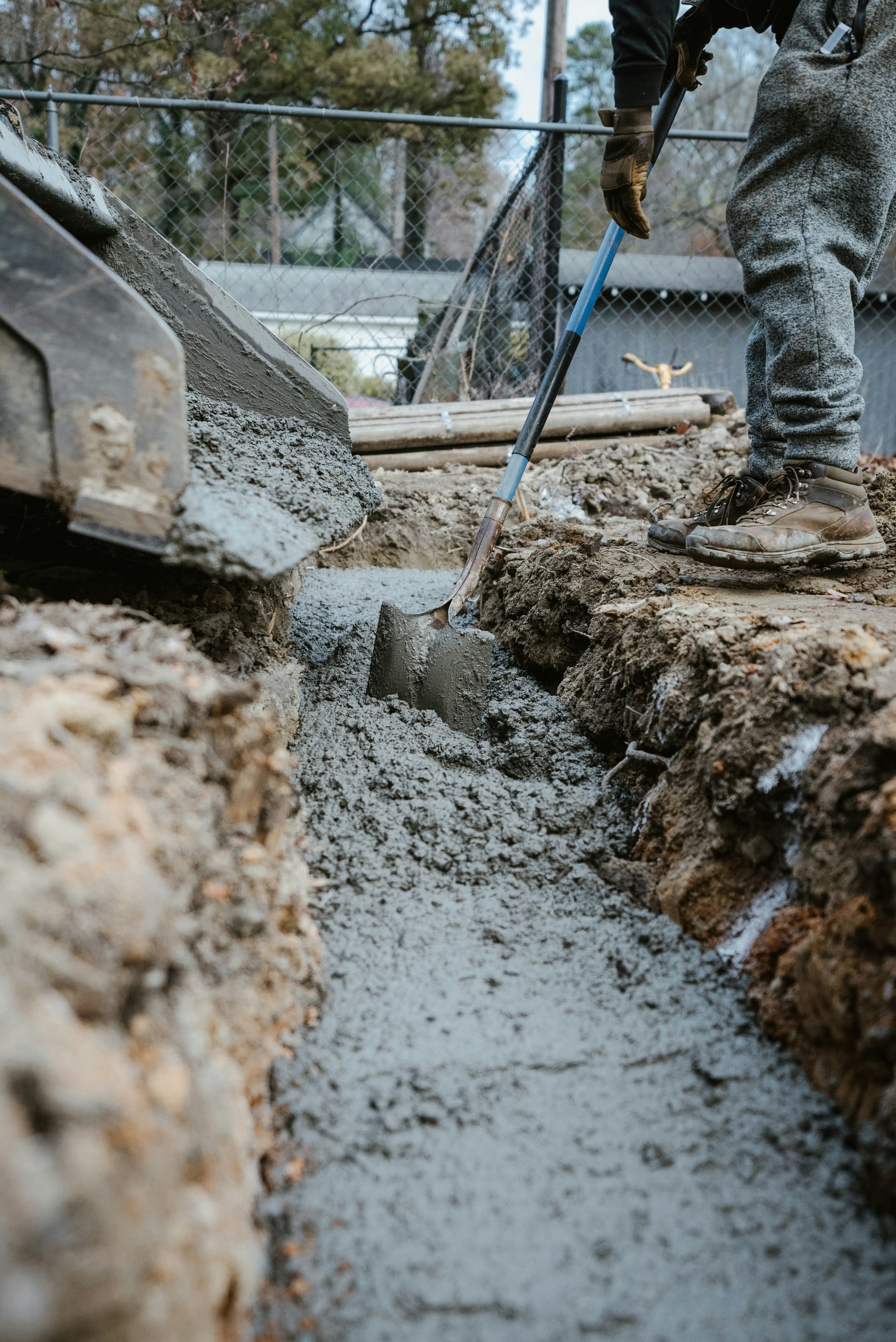 Professional concrete driveway installation